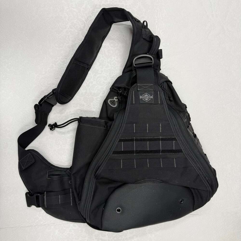 Maxpedition Monsoon Gearslinger Tactical Hard Use Gear Sling Backpack Bag Black